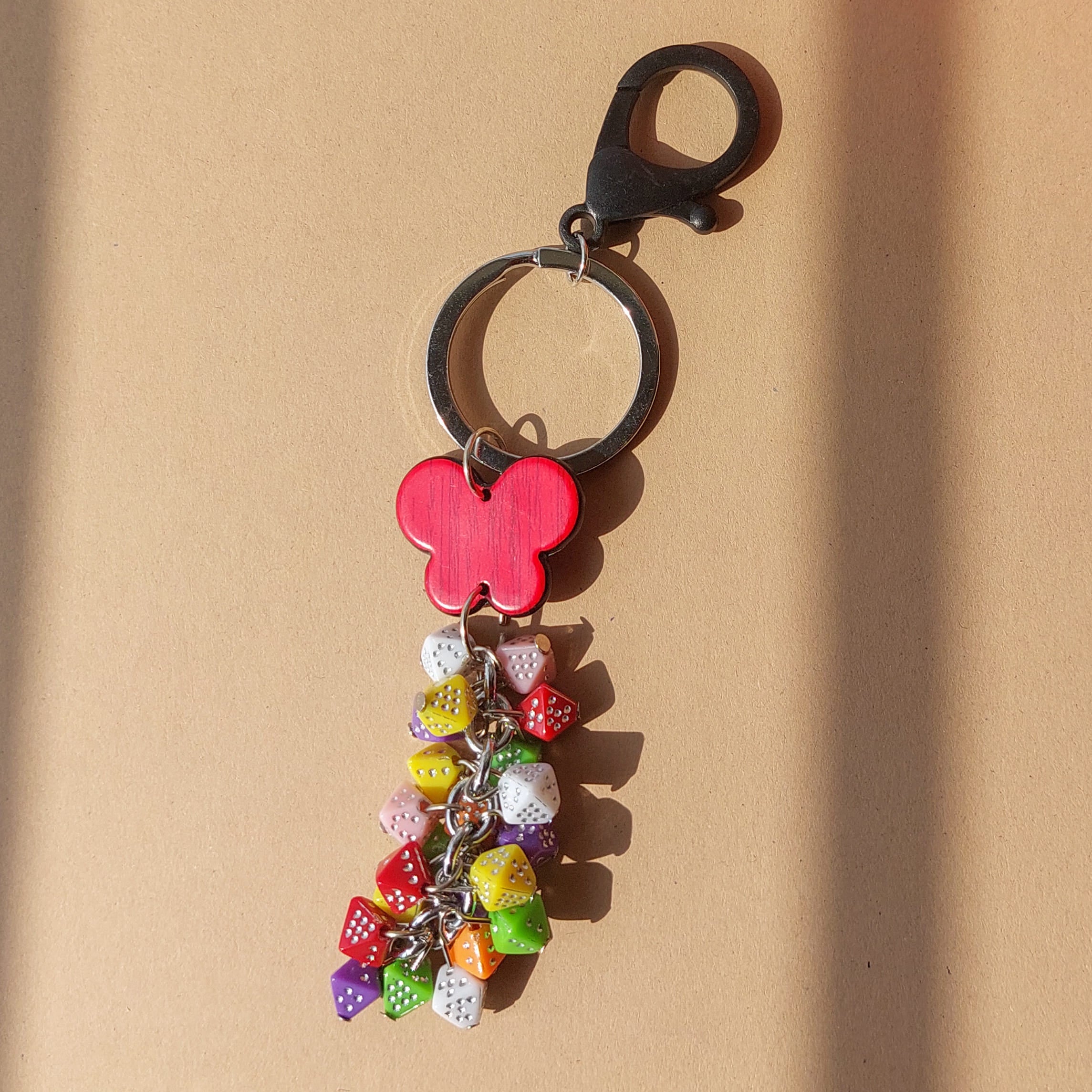 Multi Color Bead Keychains