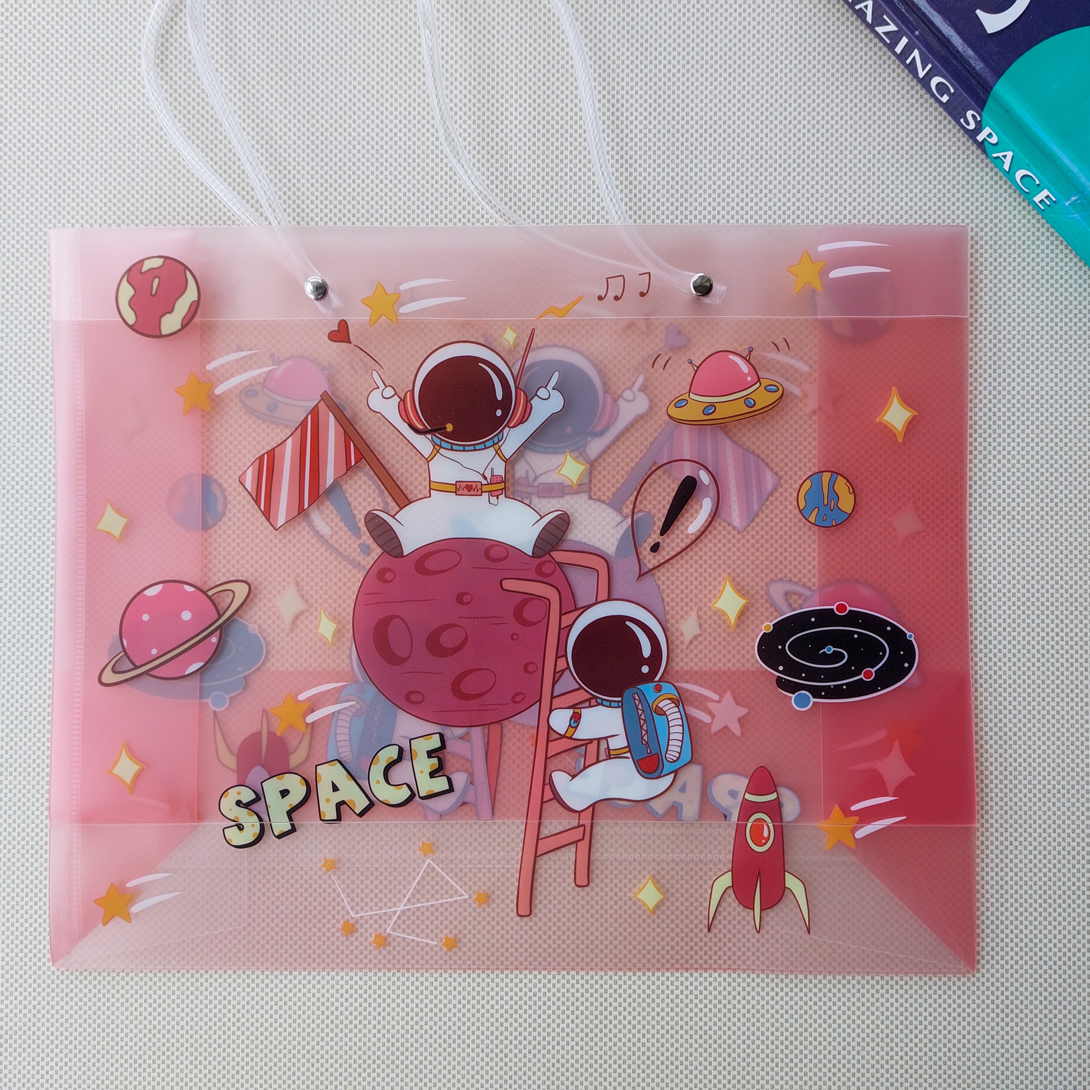 Space Shopping Plastic Bags