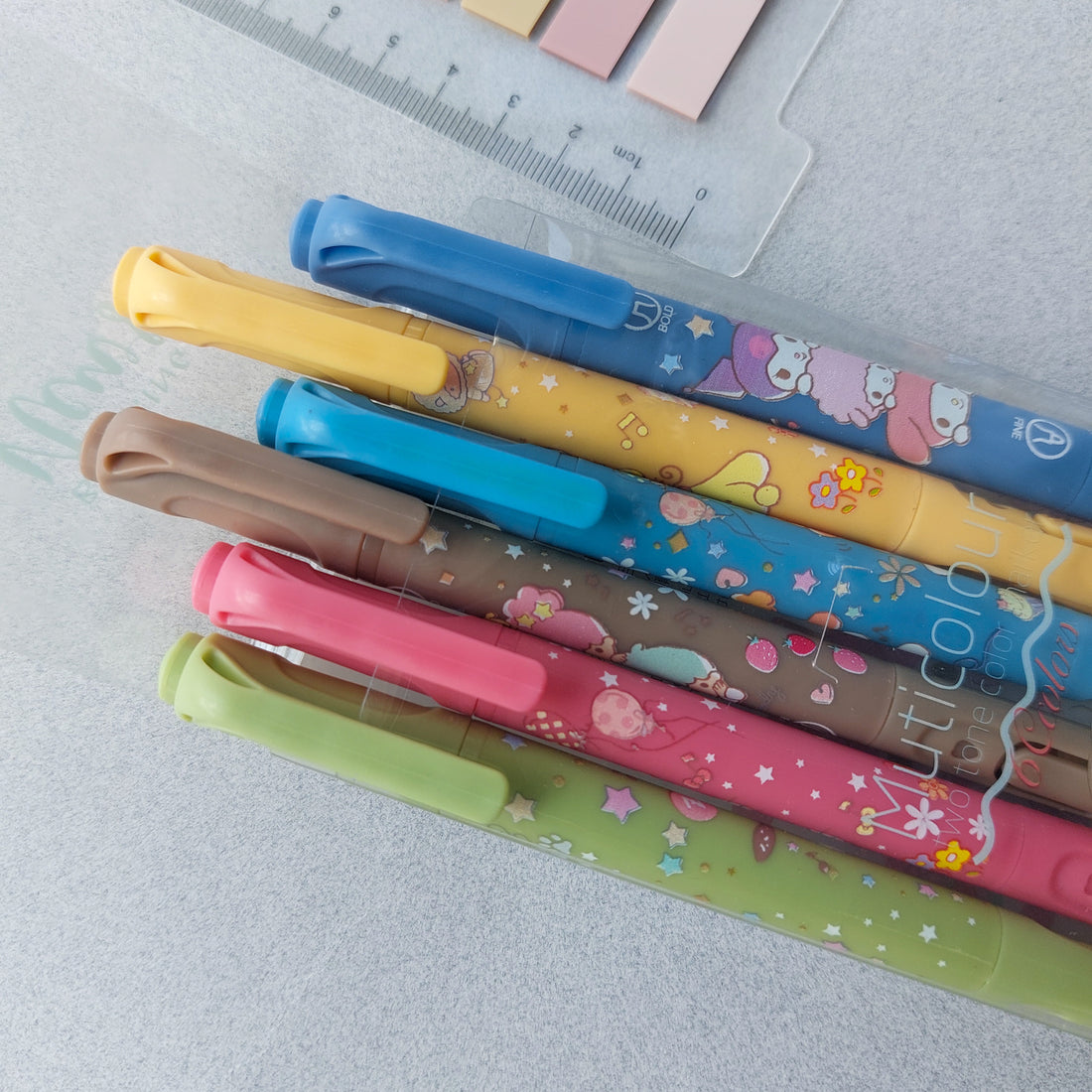 Sanrio Characters Window View Highlighters (6 pcs)