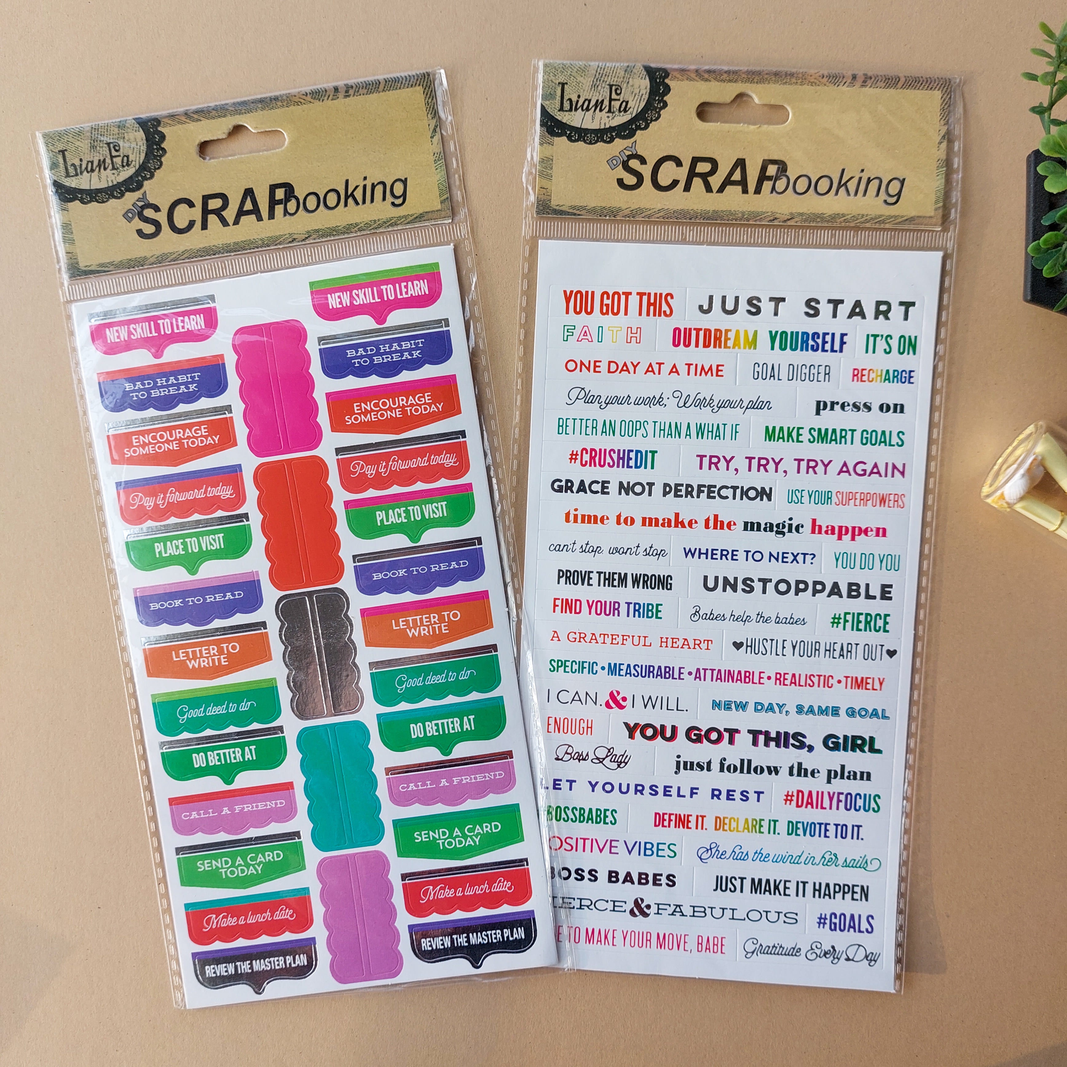 Scrapbook Stickers Mix – Ink N Ivory