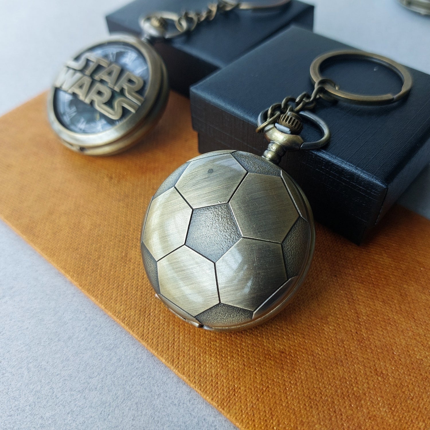 Vintage Series Pocket Watch Keychains