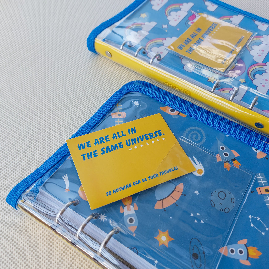 Plastic Cover Ruled Travel Diaries