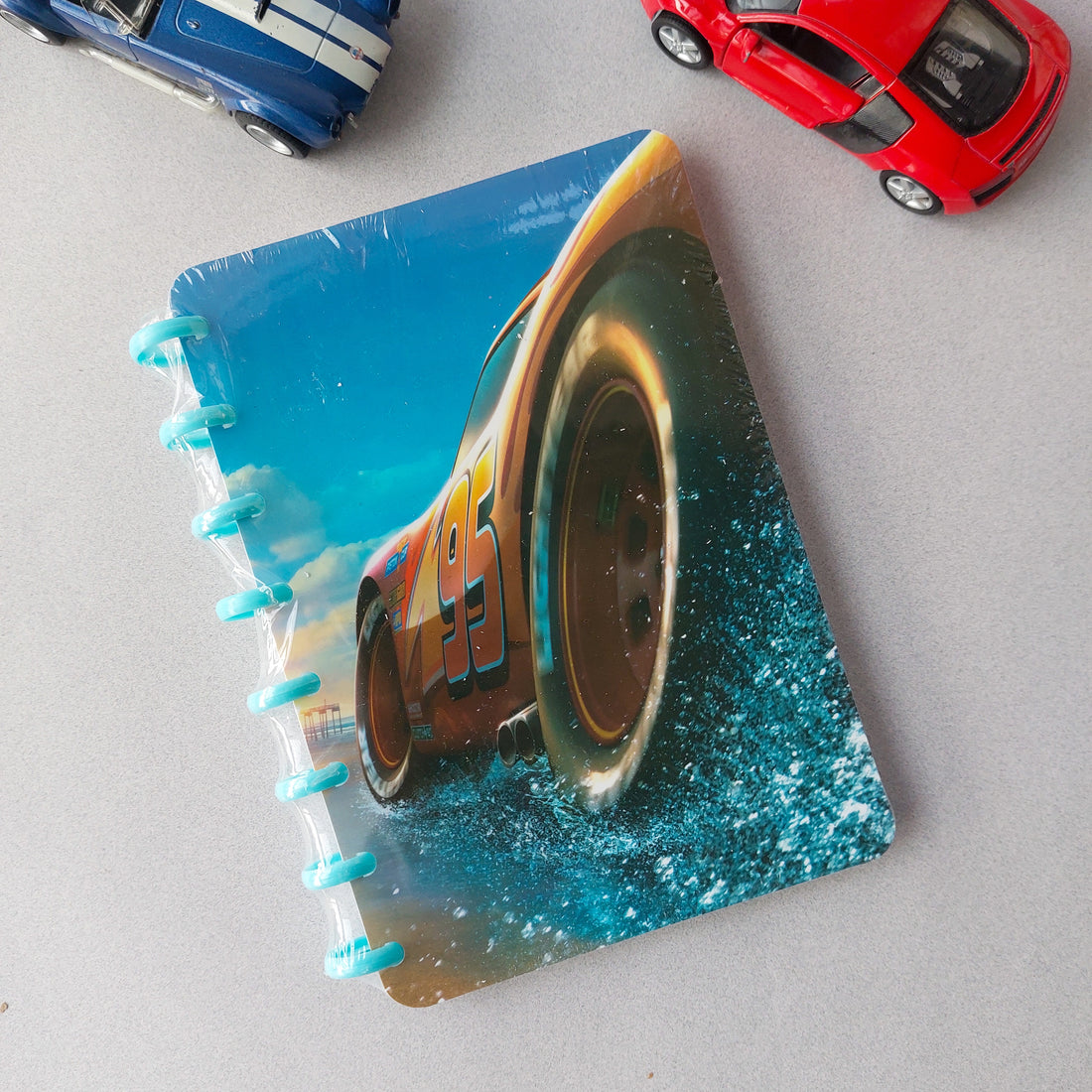 Cars and Superman Spiral Ruled Diaries A5