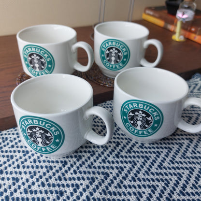 Starbucks Cups 4Pc Set With Tower Stand