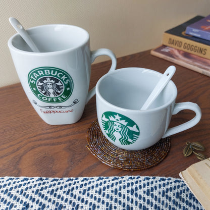 Starbucks Ceramic Cup With Spoon