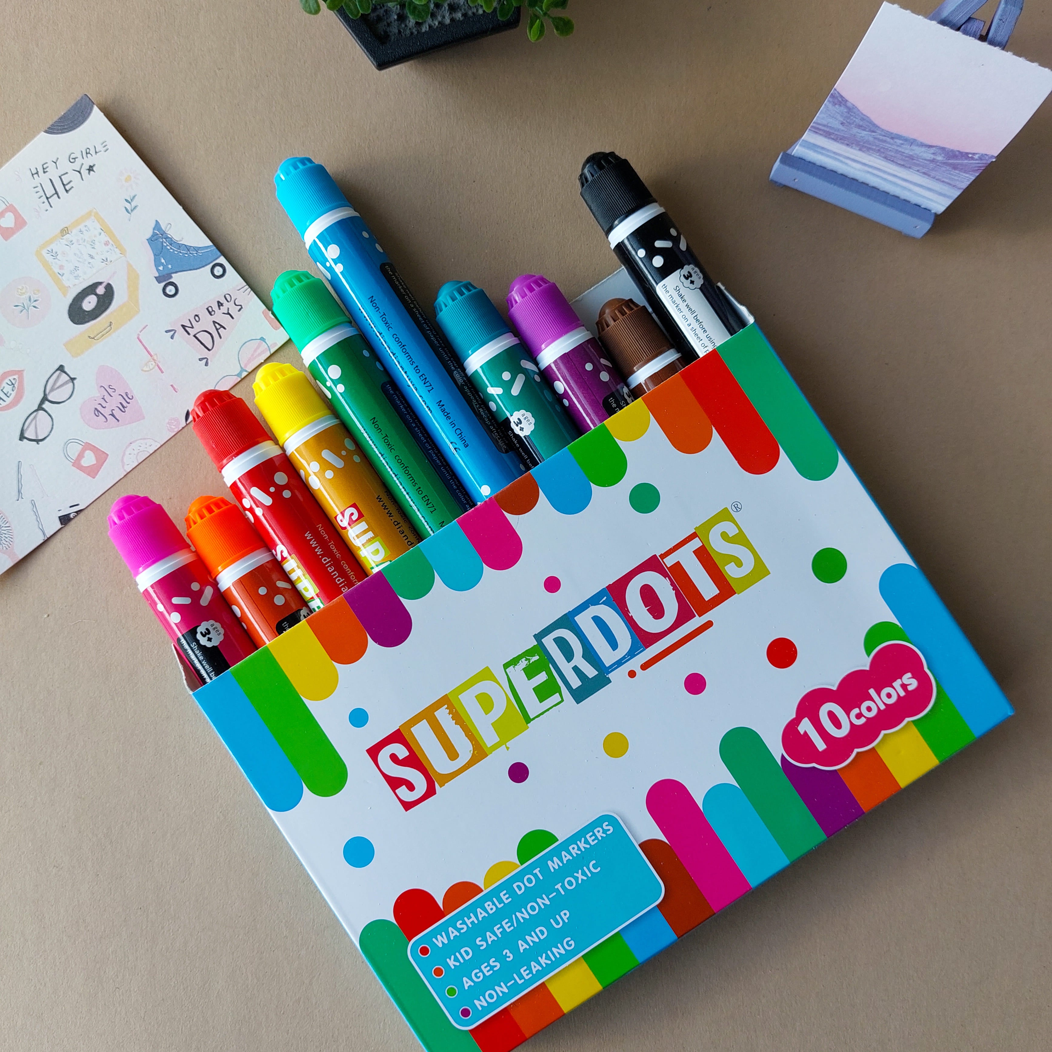 DOT Color Markers 10pc Set