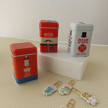 Tin Boxes UK Post Office 3Pc Set