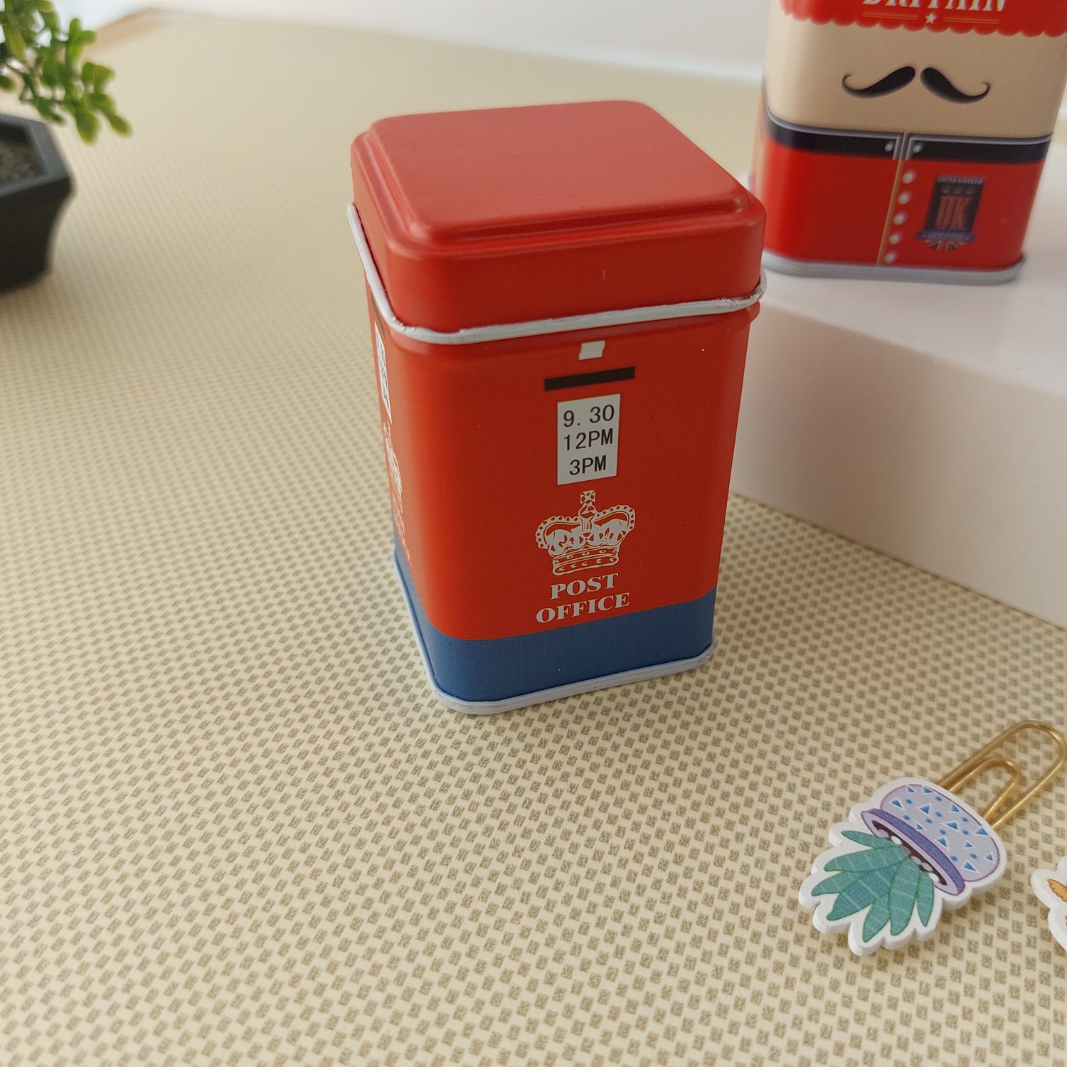 Tin Boxes UK Post Office 3Pc Set