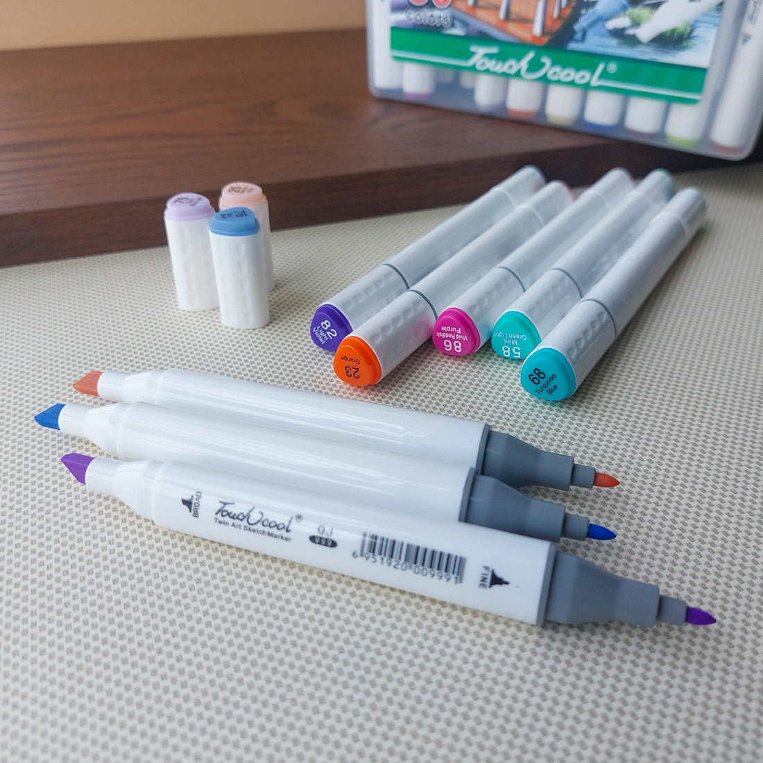 Touch Cool Markers 60pc Set