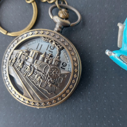 Vintage Series Pocket Watch Keychains