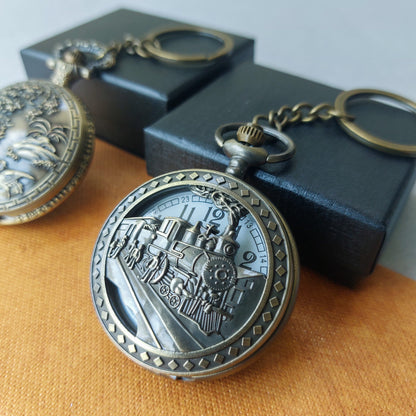 Vintage Series Pocket Watch Keychains