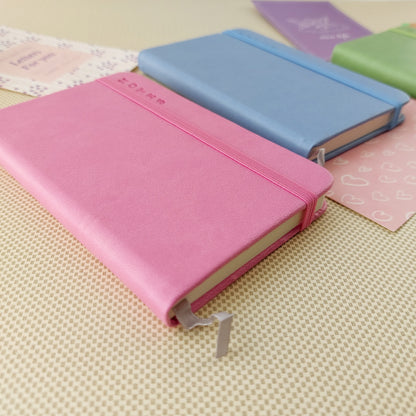 Trendy Pastel Color Ruled Diaries A6