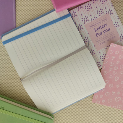 Trendy Pastel Color Ruled Diaries A6