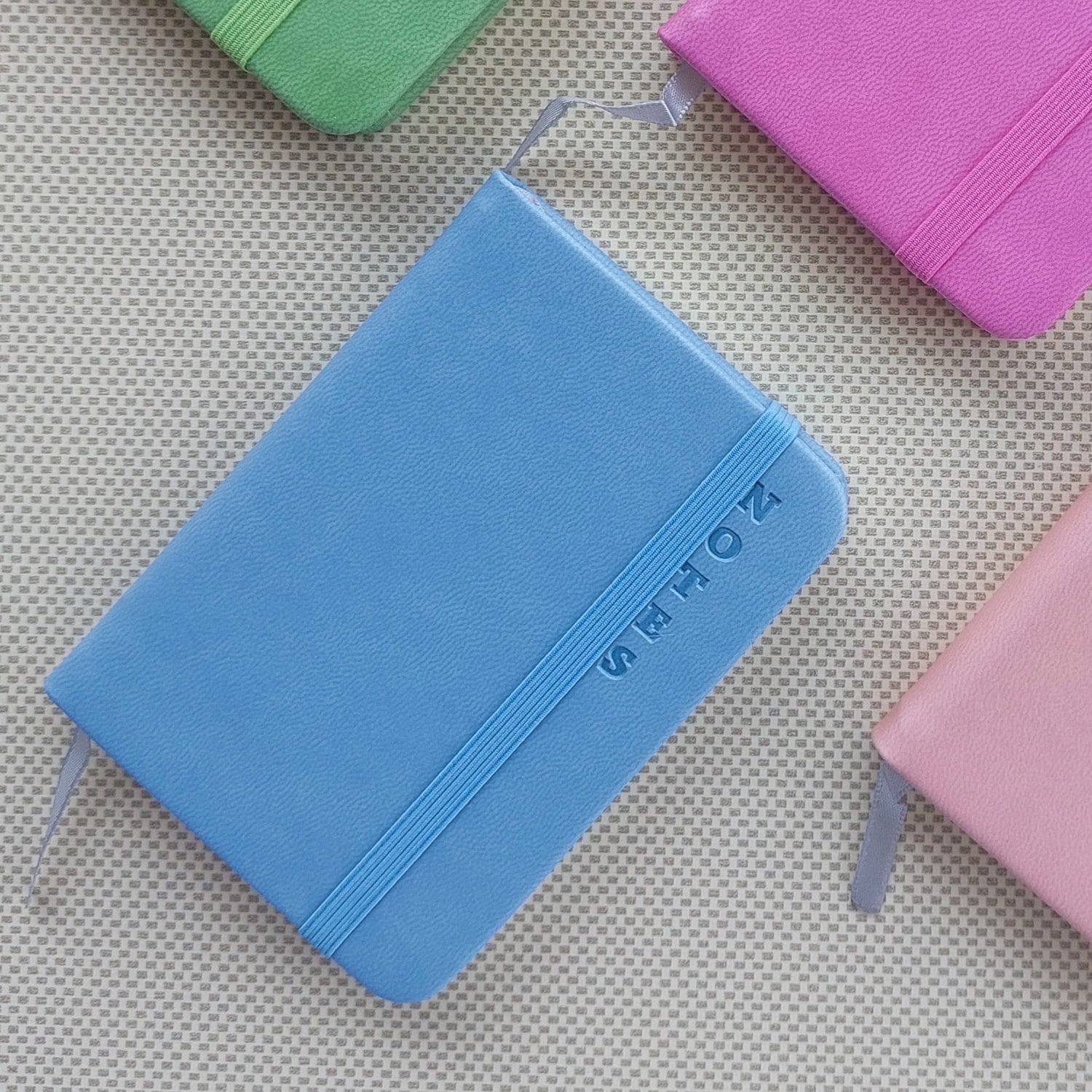 Trendy Solid Color Ruled Diaries A7