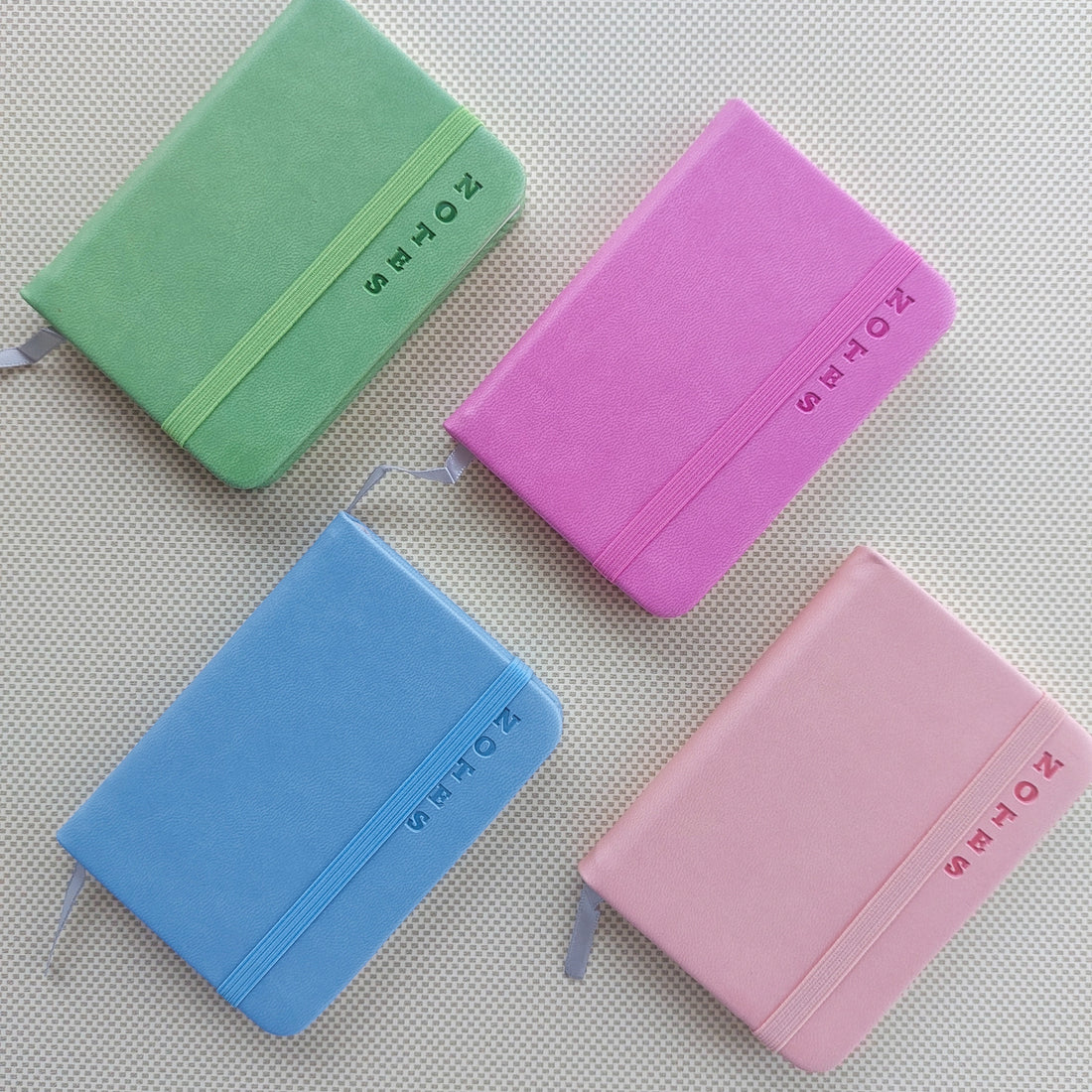 Trendy Solid Color Ruled Diaries A7