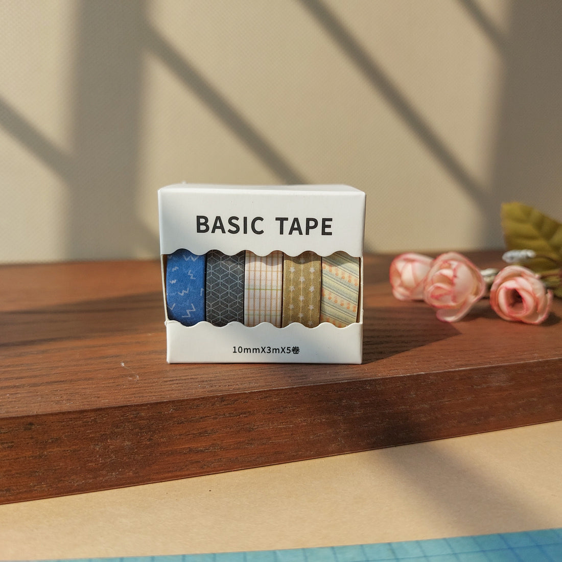 Basic Washi Tapes 5pc Set