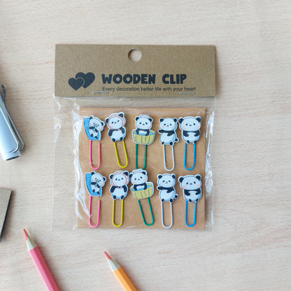 Paper Clips Wooden Clip Brand (10 pcs set)